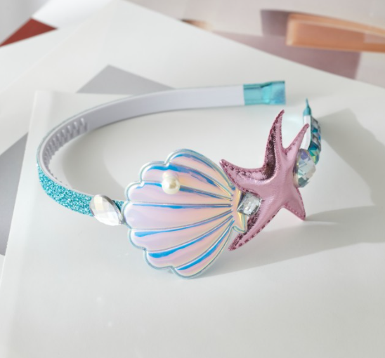 Janiffer Style [For Kids] 2 x The Little Mermaid Headband #Birthday Accessory #Party Accessory #Daily Headband #Kids gift from Korea_H1 by Janiffer Style