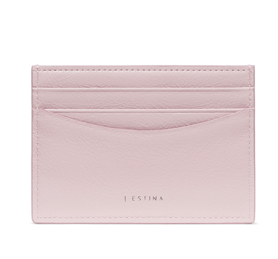 J.ESTINA Joelle Quilting Leather Card Case (Lilac) from Korea _H1 by J.ESTINA