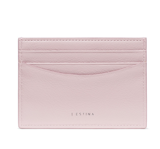 J.ESTINA Joelle Quilting Leather Card Case (Lilac) from Korea _H1