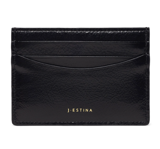 J.ESTINA Joelle Quilting Leather Card Case (Black) from Korea _H1 by J.ESTINA