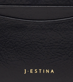 J.ESTINA Joelle Quilting Leather Card Case (Black) from Korea _H1 by J.ESTINA