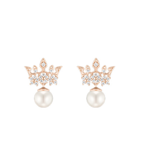 J.ESTINA Tiara Earring (Pearl White) #Celebrity Accessory #IU from Korea _H1 by J.ESTINA