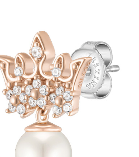 J.ESTINA Tiara Earring (Pearl White) #Celebrity Accessory #IU from Korea _H1 by J.ESTINA