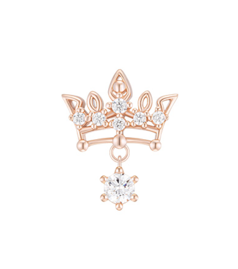 J.ESTINA Tiara Earring (Gold) #Celebrity Accessory #IU from Korea _H1 by J.ESTINA