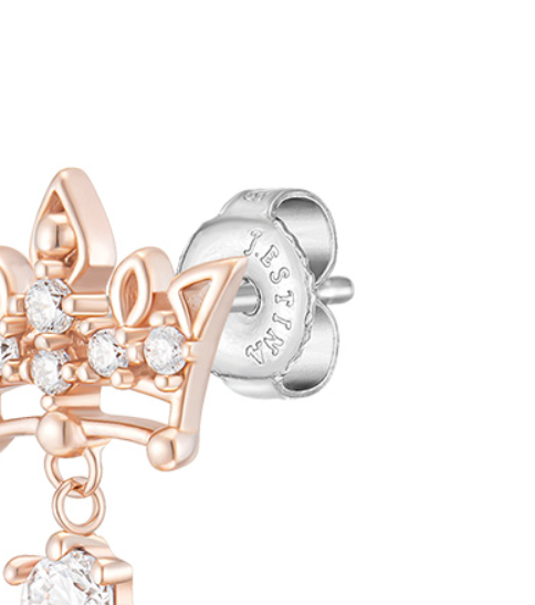 J.ESTINA Tiara Earring (Gold) #Celebrity Accessory #IU from Korea _H1 by J.ESTINA