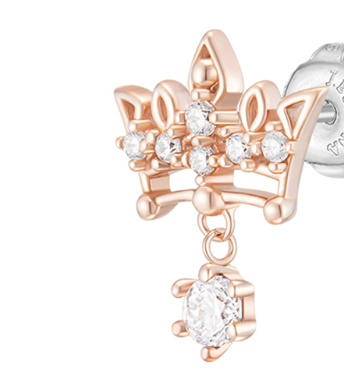J.ESTINA Tiara Earring (Gold) #Celebrity Accessory #IU from Korea _H1 by J.ESTINA