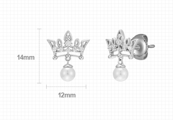 J.ESTINA Dew Linea Tiara Earring #Celebrity Accessory #IU from Korea _H1 by J.ESTINA