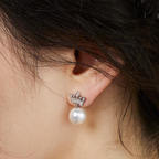J.ESTINA Basic Tiara Earring #Celebrity Accessory #IU from Korea _H1 by J.ESTINA
