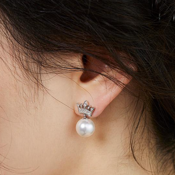 J.ESTINA Basic Tiara Earring #Celebrity Accessory #IU from Korea _H1