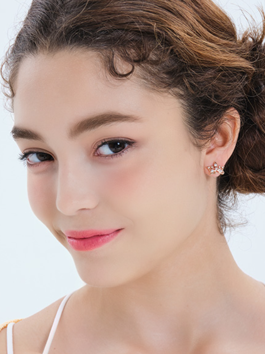 J.ESTINA Bellissima Tiara Earring(Gold) #Celebrity Accessory #IU from Korea _H1 by J.ESTINA
