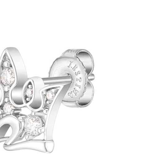 J.ESTINA Bellissima Tiara Earring(White) #Celebrity Accessory #IU from Korea _H1 by J.ESTINA