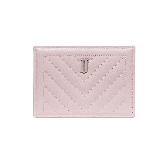 J.ESTINA Joelle Quilting Leather Card Case (Lilac) from Korea _H1 by J.ESTINA