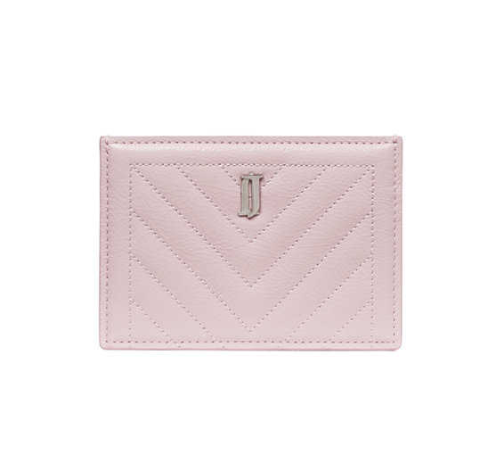 J.ESTINA Joelle Quilting Leather Card Case (Lilac) from Korea _H1