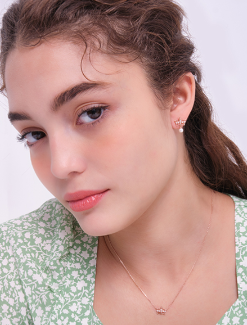 J.ESTINA Dew Linea Tiara Necklace #Celebrity Accessory #IU from Korea _H1 by J.ESTINA