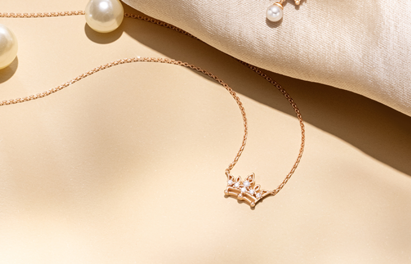 J.ESTINA Dew Linea Tiara Necklace #Celebrity Accessory #IU from Korea _H1 by J.ESTINA