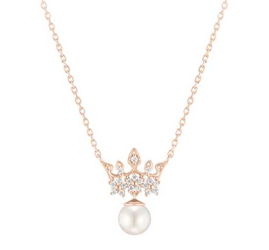 J.ESTINA Tiara Necklace (Pearl White ) #Celebrity Accessory #IU from Korea _H1 by J.ESTINA