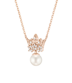 J.ESTINA Tiara Necklace (Pearl White ) #Celebrity Accessory #IU from Korea _H1 by J.ESTINA