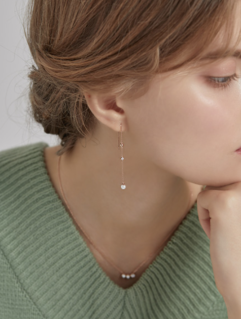 J.ESTINA Lala J Earring #Celebrity Accessory #IU from Korea _H1 by J.ESTINA