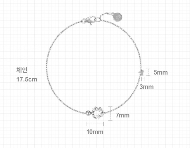 J.ESTINA Basic Tiara Bracelet #Celebrity Accessory #IU from Korea _H1 by J.ESTINA
