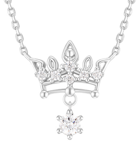 J.ESTINA Tiara Necklace + Earring Set #Celebrity Accessory #IU from Korea _H1 by J.ESTINA