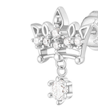 J.ESTINA Tiara Necklace + Earring Set #Celebrity Accessory #IU from Korea _H1 by J.ESTINA