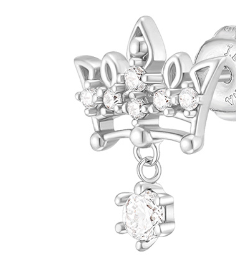 J.ESTINA Tiara Necklace + Earring Set #Celebrity Accessory #IU from Korea _H1 by J.ESTINA