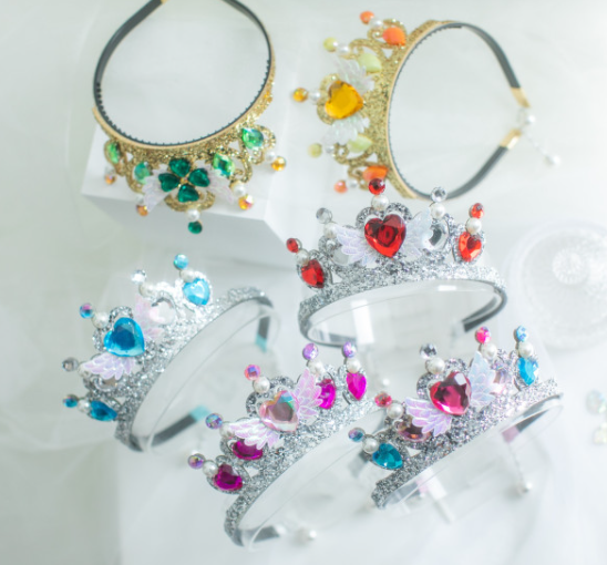 Janiffer Style [For Kids] 2 x Heart Angel Crown Headband #Birthday Accessory #Party Accessory #Princess Crown #Kids gift from Korea_H1 by Janiffer Style
