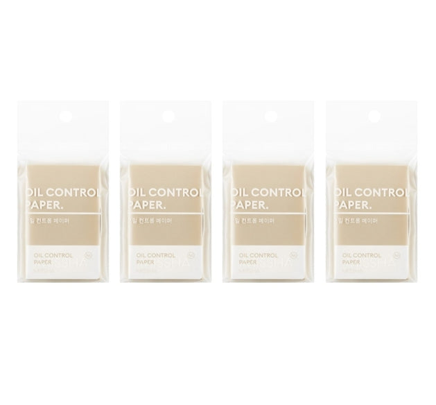 4 x MISSHA Oil Control Paper pack (100ea) from Korea by MISSHA
