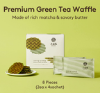 3 x OSULLOC Green Tea Waffles, 1 box X 8 pieces, from Korea by OSULLOC