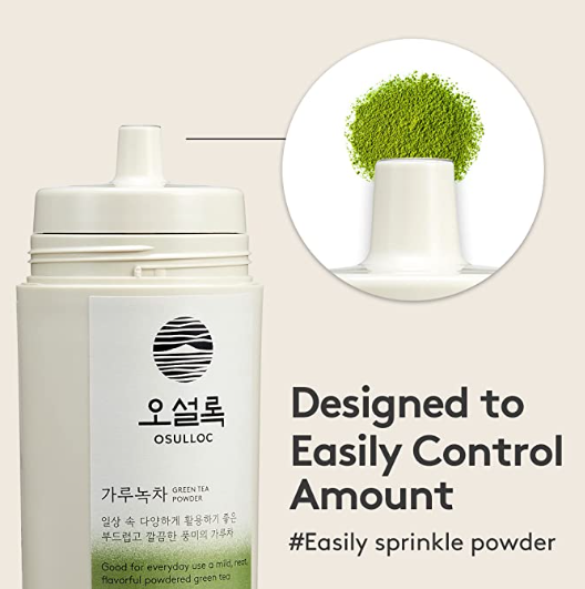 OSULLOC Matcha Powder (Unsweetened), 1 Pack 40g, from Jeju by OSULLOC