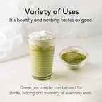OSULLOC Matcha Powder (Unsweetened) & Premium Matcha Powder (Unsweetened), Premium Organic (USDA) Pure Leaf Green Tea from Jeju by OSULLOC