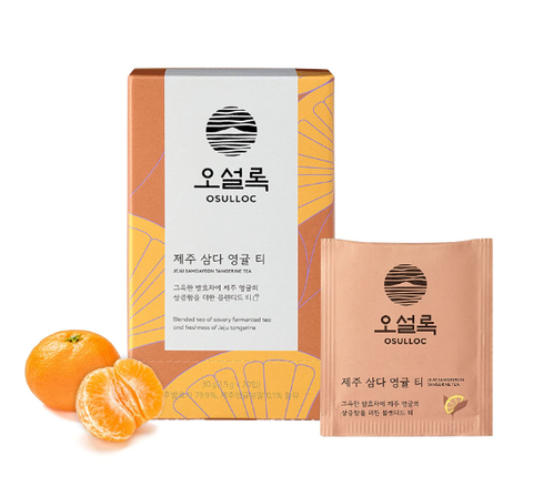 OSULLOC Jeju Samda Tangerine Tea, 1 Box 20ea from Korea by OSULLOC