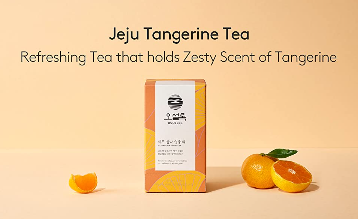 OSULLOC Jeju Samda Tangerine Tea, 1 Box 20ea from Korea by OSULLOC