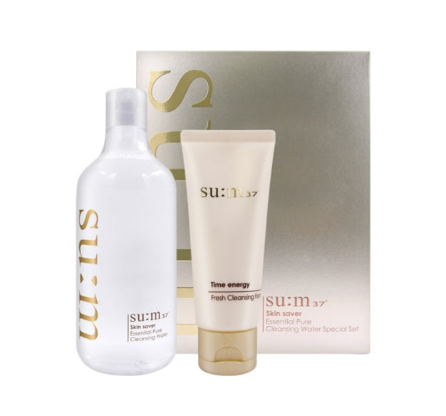 Su:m37 Skin Saver Essential Cleansing Water Feb. 2025 Set (2 Items) from Korea by Su:m37