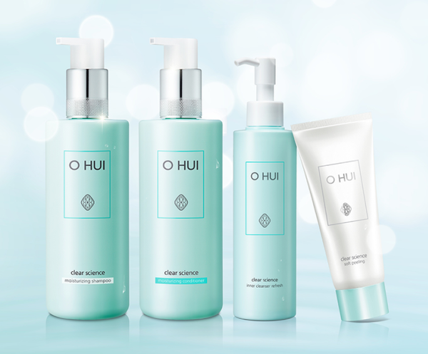 O HUI Clear Science Inner Cleanser Refresh 400ml(200ml+ 200ml) March 2024 Set from Korea