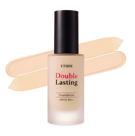ETUDE Double Lasting Foundation, SPF35 PA++, 12 Colours from Korea by ETUDE