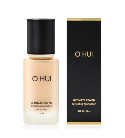 O HUI Ultimate Cover Perfecting Foundation 30ml 4 Colours from Korea