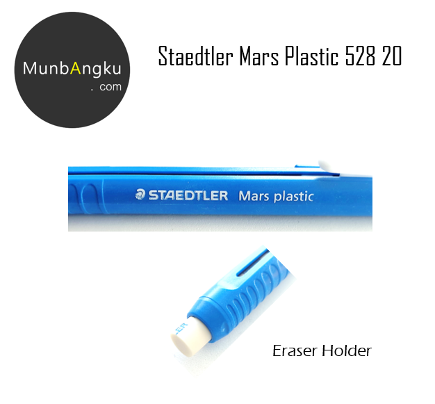 Staedtler Mars Plastic 528 50 Eraser Holder Aussie Stock by Staedtler