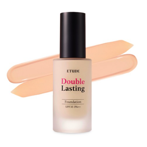 ETUDE Double Lasting Foundation, SPF35 PA++, 12 Colours from Korea by ETUDE