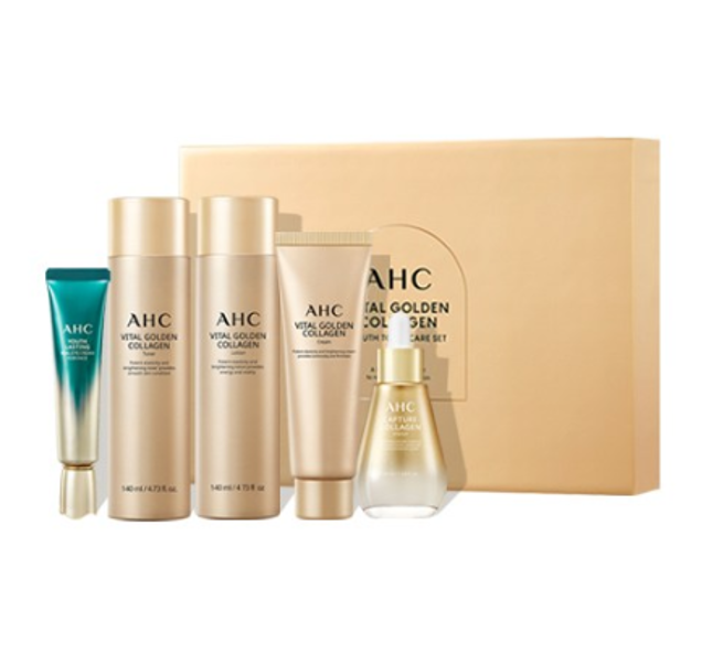 AHC Vital Golden Collagen Youth Total Care Set (5 Items) from Korea
