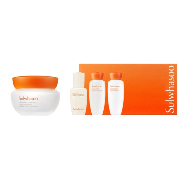 Sulwhasoo Essential Comfort Firming Cream 75ml Set (4 Items) + Cream Samples (5ml x 3ea) from Korea