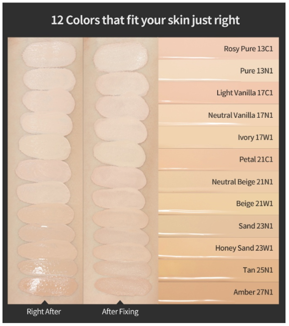 ETUDE Double Lasting Foundation, SPF35 PA++, 12 Colours from Korea by ETUDE