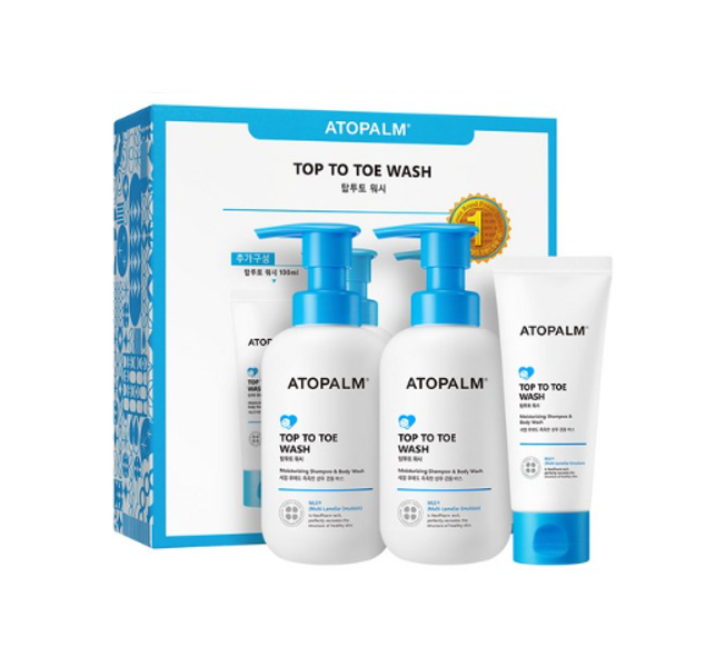 ATOPALM Top To Toe Wash Set (3 Items) from Korea by ATOPALM