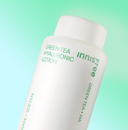 innisfree Green Tea Hyaluronic Skincare Set (4 Items) from Korea
