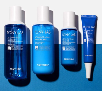 TONYMOLY Tony Lab AC Control Set (4 Items) from Korea by TONYMOLY