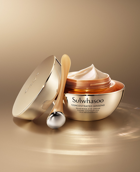 Sulwhasoo Concentrated Ginseng Renewing Eye Cream 20ml + Cream Samples (3ml x 2ea) from Korea