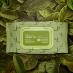 2 x TONYMOLY The Chok Chok Green Tea No-wash Cleansing Tissue (100ea) from Korea by TONYMOLY