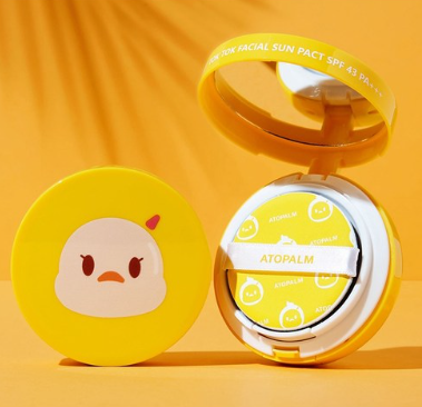 ATOPALM Tok Tok Facial Sun Pact 15g SPF43 PA+++ from Korea by ATOPALM