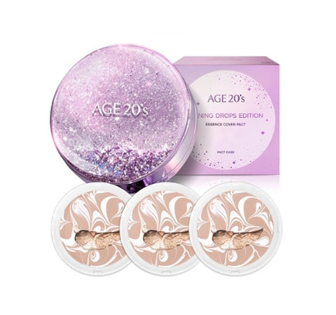 AGE 20's Shinning Drops Edition Essence Cover Pact (4 Items) #13 #21 #23 from Korea
