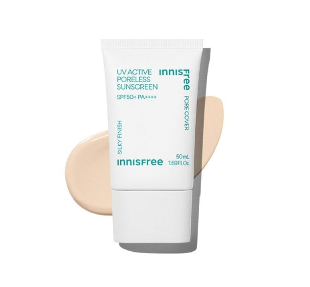 Innisfree UV Active Poreless Sun Cream 50ml, SPF 50+ PA++++ from Korea by innisfree